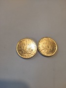2 x 1 Franc 1960 i 1971 Francja