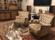 Komplet wypoczynkowy - kanapa oraz dwa fotele