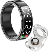 Inteligentny pierścień do monitorowania zdrowia ekran LED Smart Ring 