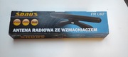Antena radiowa że wzmacniaczem 