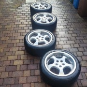 Felga aluminiowa 17 " z oponą Dunlop 225/45ZR17 94Y VW Audi Skoda Seat 4szt