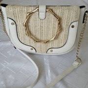 Nietuzinkowa Elegancka,, listonoszka " do ręki i na długim pasku 