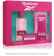 Reebok Inspire Your Mind Zestaw EDT 50ml + Żel 250ml dla kobiet. 