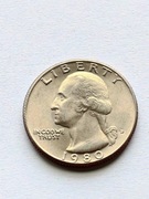 USA 25 centów quater dollar 1980 D