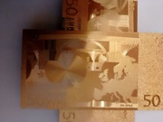Złoty banknot 50 Euro