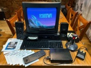 CDTV Amiga + telewizor 14", SAVYNA, The BRICK IR- joye bezprzewodowo