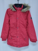 Canadiana dziewczęcą kurtka ocieplana czerwona z kapturem 16 lat 