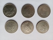 20 złotych zestaw 6 sztuki 1975-1980