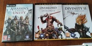 Zestaw gier Overlord, Divinity 2,Guild Wars 1,2,  Sims, Assassin's Creed
