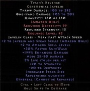 D2R Diablo 2 Ladder S3 eth Zemsta Tytana