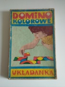 Stara gra z PRL-u Domino kolorowe, 