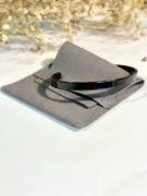 Bransoletka Cuff – Czarna (stal nierdzewna 304)