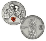 50 ZŁ PAMIĘCI RODZINY ULMÓW 2024 AG 62,2GR 