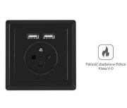 Gniazdo podtynkowe z dwoma portami USB