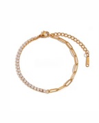 Bransoletka Diamenciki łańcuch Stal 316l Zezu jewelry