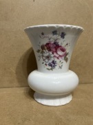 wazon porcelana Coalport Shrewsbury kwiatki różowe
