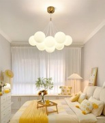 Lampa sufitowa Marka CLZXCV  Nordic Gold Bubble Wiszący żyrandol Amazon 