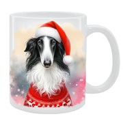 KUBEK Z PSEM Chart rosyjski borzoj - PREZENT, PERSONALIZOWANY, 24HWYS