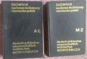 Słownik naukowo-techniczny niemiecko-polski, t.1-2, WNT 1987