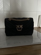 Torebka w typie Pinko granatowa miękka 