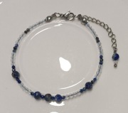 Bransoletka Kryształ górski Lapis Lazuli