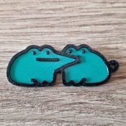 Brelok Żabka Żaba Cottagecore Frog Walentynki na Klucze Usta Lips Kawaii