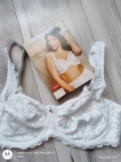 Biustonosz biały koronkowy, Esmara Lingerie, rozm.85C