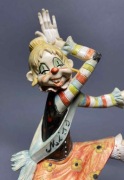 WŁOSKA RZEŹBA KLAUN CLOWN MARMUR KARARYJSKI DUŻA FIGURA Depose Italy #44