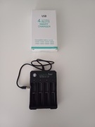 Ładowarka Do Baterii Li-ion USB 4 Gniazda Ładowania