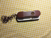 Domofon kremowo brązowy