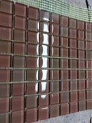 Mozaika szklana 25x25cm beżowa mix