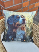 Poszewka, poduszka pies berneński 40x40  urodziny premium prezent 