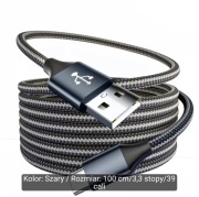 Kabel USB C–USB A, 60W 1m
