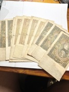 10 sztuk po 100 zł 1932,1940 rok