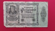 Banknot 50 000 Mark Niemcy  1922 r.