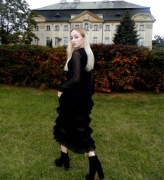 Sukienka z falbanami Black Show