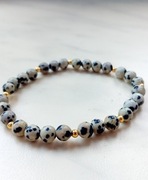 Bransoletka Jaspis Dalmatyński 