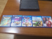 Ps4 fat 1TB + 1 pad i gry na zdjeciu.