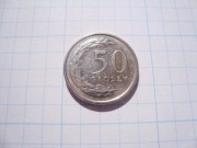 Polska moneta 50 gr groszy 2018
