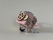 Kostka manipulacyjna - zabawka edukacyjna (kolor niebieski)