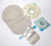 Płytki worki stomijne 60 mm STOMIA worki + płytki ok 40 sztuk ZA 1 zł  !!!