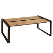 Stolik kawowy drewno sosna,dąb/ metal/ loft