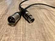 Kabel mikrofonowy XLR Red's Music 1 m (męski-żeński) – NOWY