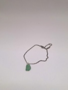 Bransoletka sea glass morskie szkło biżuteria morska handmade 