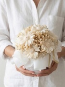 Candle Flower box ze świec sojowych – prezent na Komunia/Urodziny 