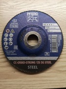 Tarcza do szlifowania metalu 125x22,23 CC-GRIND STRONG SG STEEL wypukła 