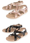 Sandały damskie skóra 39/40/41czarne nude pudrowy 