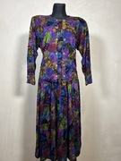 Komplet vintage Driver lata 90 koszula spódnica kolorowy boho retro unikat