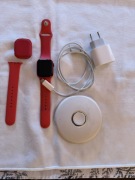 Apple Watch Series 8 41mm (PRODUCT RED) – dobry stan, ładowarka