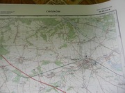 Mapa topograficzna 1:50 000 M-33-32-B Chojnów 